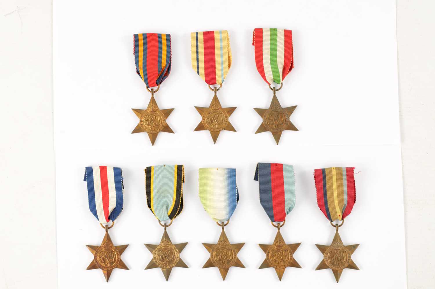 A COLLECTION OF EIGHT WW2 STAR MEDALS - Image 2 of 4