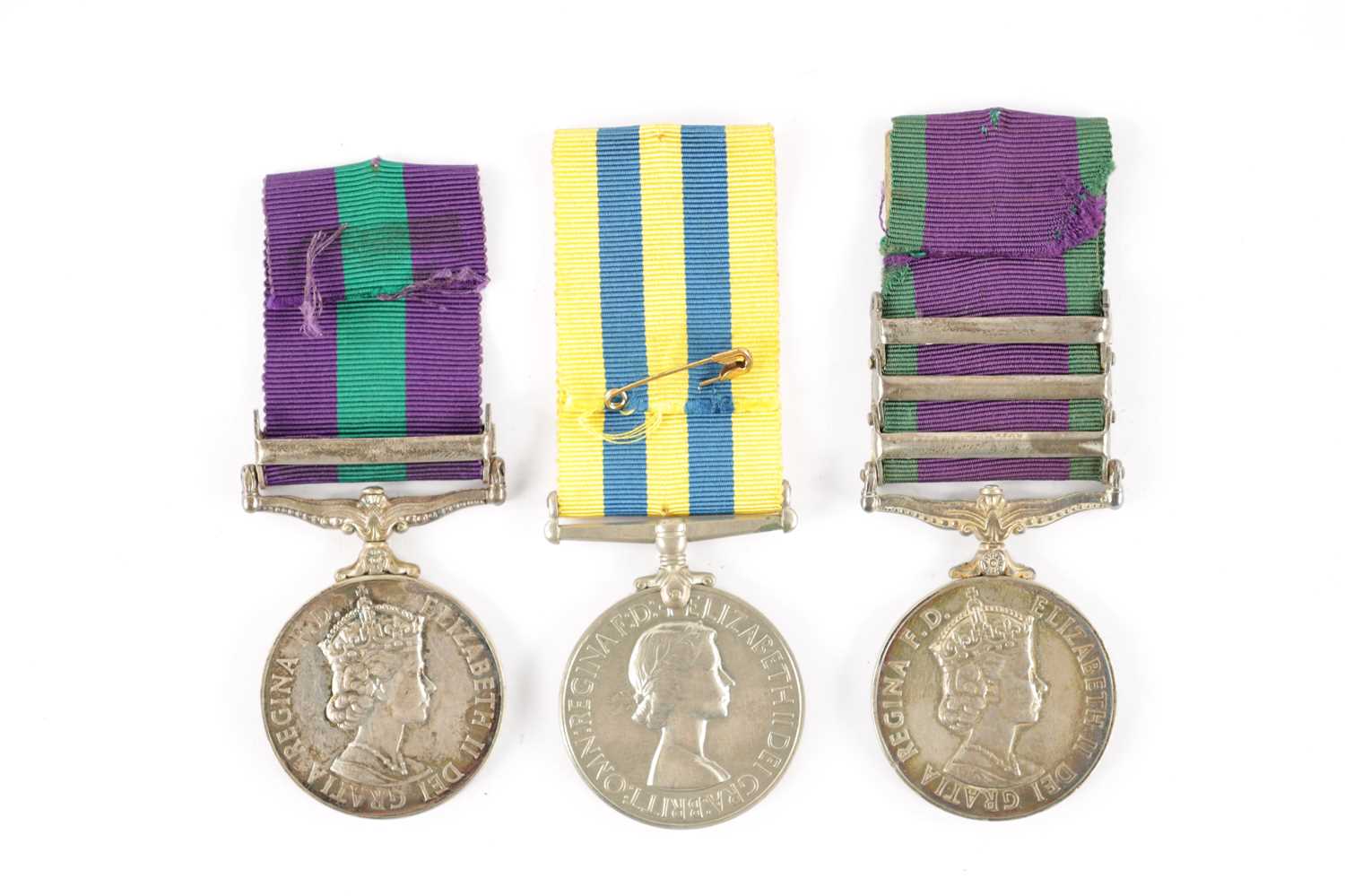 TWO GENERAL SERVICE MEDALS AND A BRITISH KOREA MEDAL - Image 5 of 9