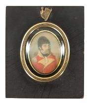 A LATE GEORGE III PORTRAIT OF OFFICER JOHN PEYTON (1759-1806) COUNTY LEITRIM, IRELAND