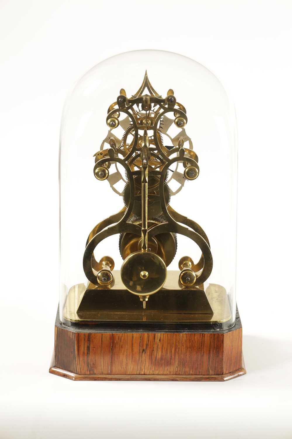 A MID 19TH CENTURY ENGLISH FUSEE SKELETON CLOCK - Image 6 of 10