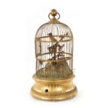 A 19TH CENTURY FRENCH AUTOMATION SINGING BIRD CAGE