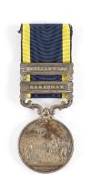 A PUNJAB 1848-49 MEDAL WITH TWO CLASPS
