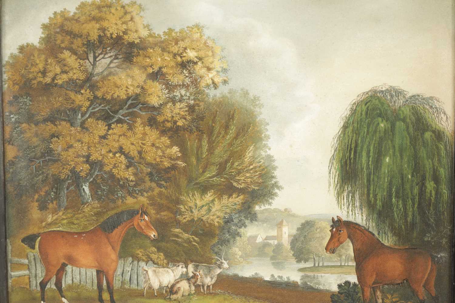 ATT BENJAMIN ZOBEL (1762 - 1830) AN FINE 19TH CENTURY SAND PICTURE - Image 3 of 7
