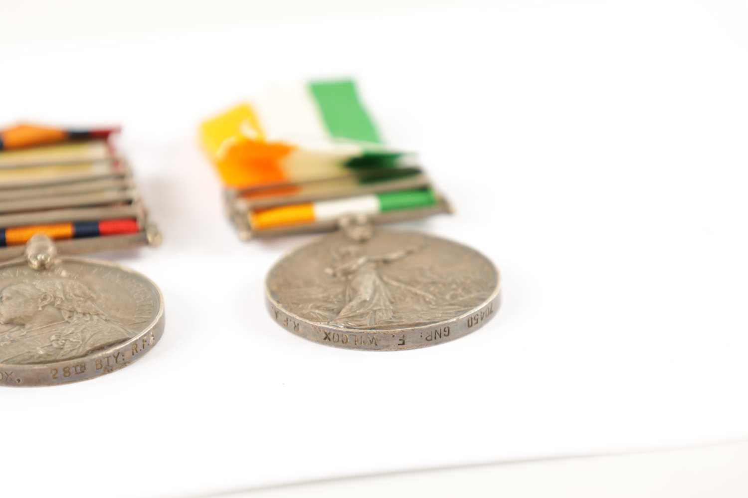 QUEENS SOUTH AFRICA MEDAL 1899-1902 WITH FIVE CLASPS, AND A BOER WAR MEDAL - Image 5 of 7