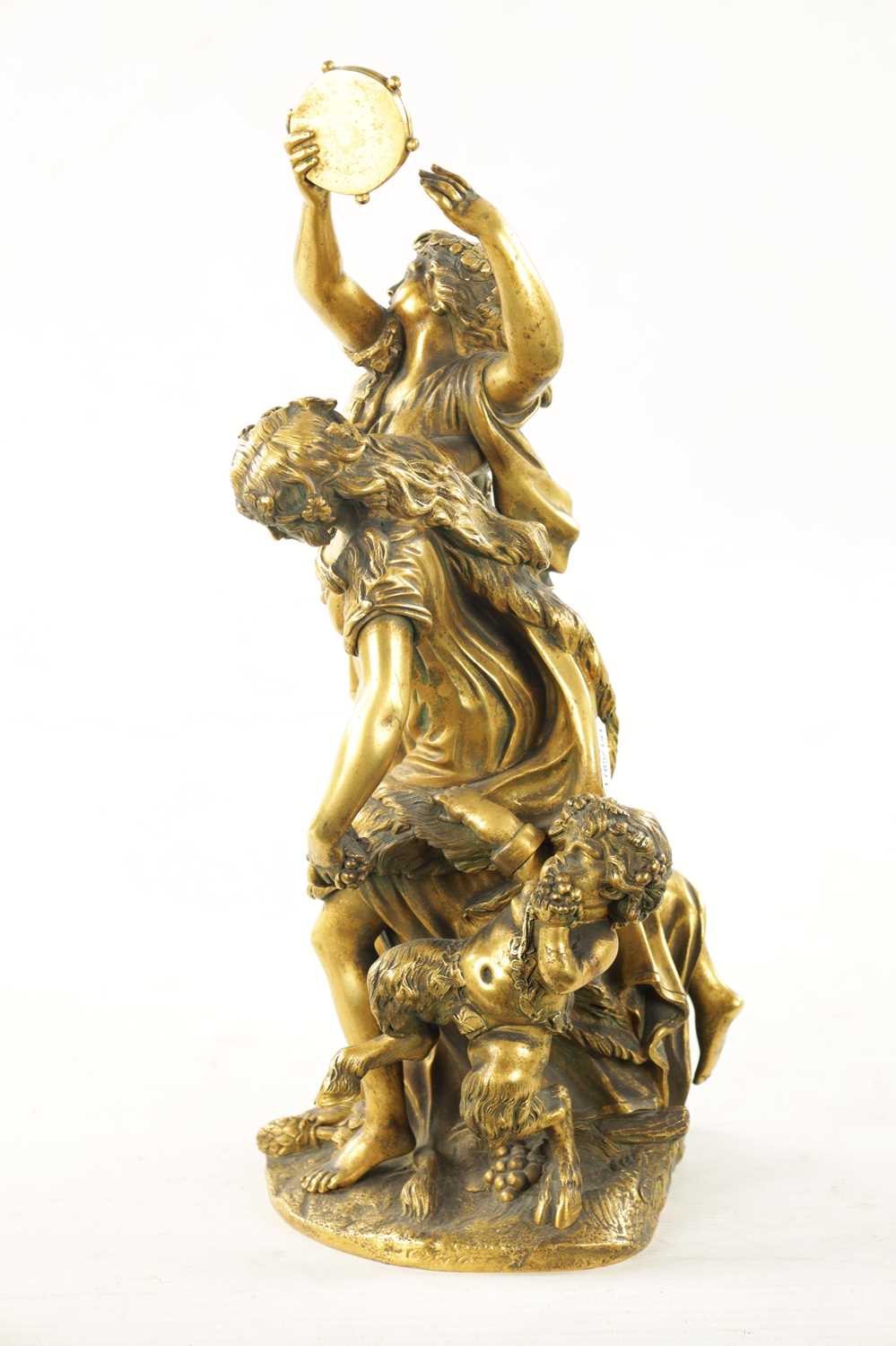 AFTER CLAUDE MICHEL CLODION, A 19TH CENTURY GILT BRONZE FIGURAL SCULPTURE - Image 9 of 10