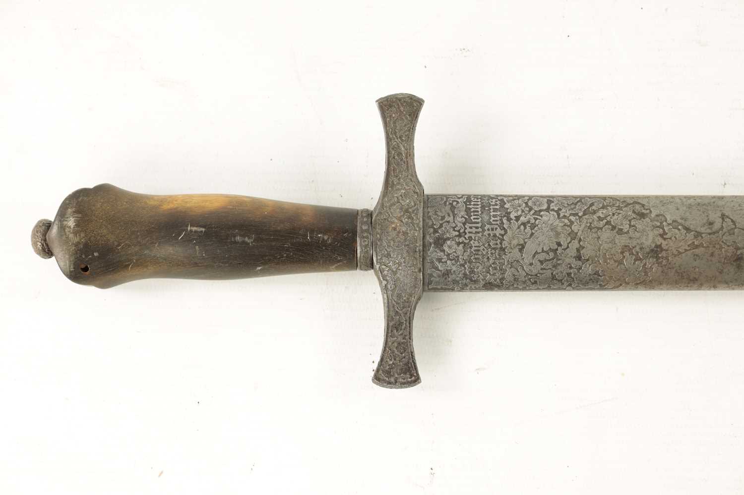 A LARGE 19TH CENTURY FRENCH HUNTING DAGGER SIGNED LE PAGE-MOUTIER - Image 3 of 8