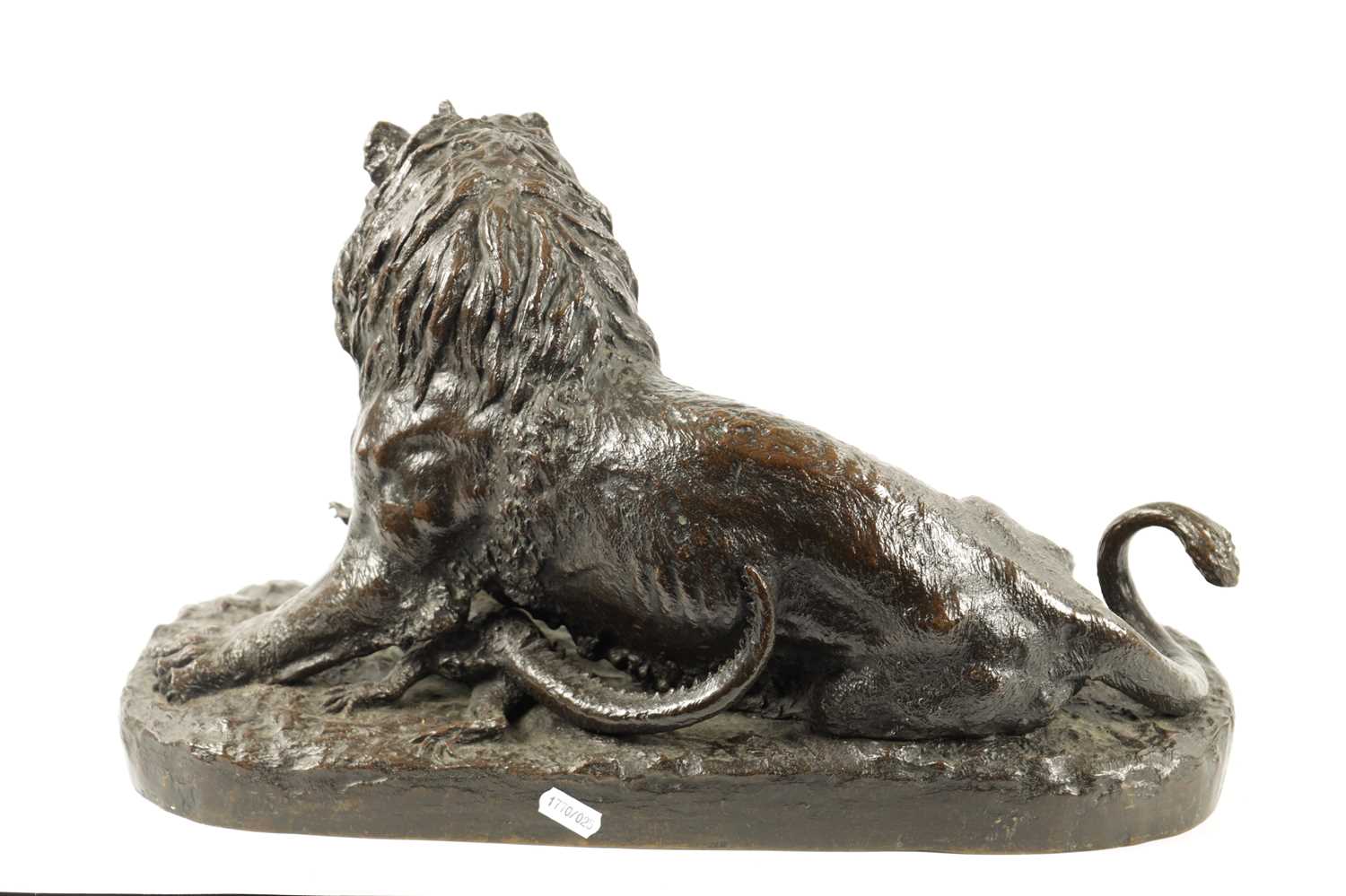 CHRISTOPE FRATIN (1801 - 1864). A 19TH CENTURY BRONZE ANIMALIER GROUP - Image 7 of 10