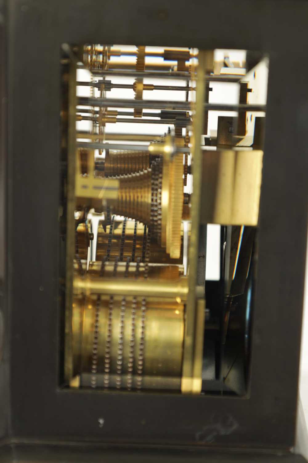 JAMES MCCABE, ROYAL EXCHANGE, LONDON. A GIANT ENGLISH DOUBLE FUSEE STRIKING/REPEATING CARRIAGE CLOCK - Image 6 of 28