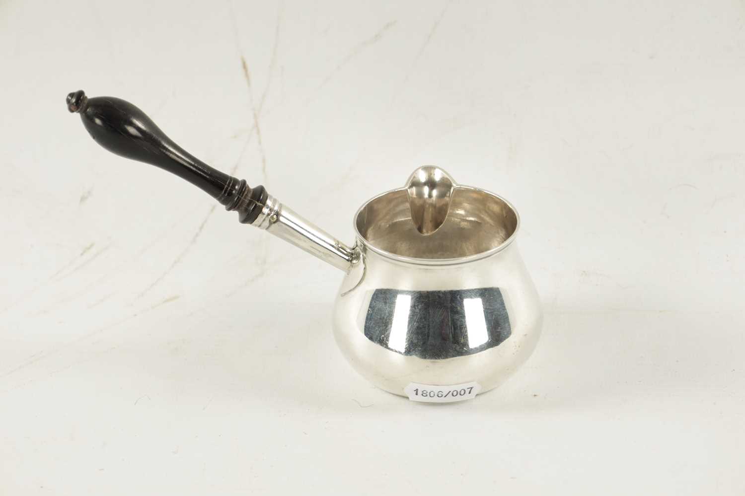 A GEORGE III SILVER BRANDY WARMER - Image 3 of 7