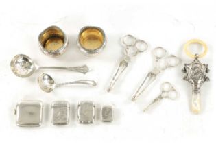 A SELECTION OF MISCELLANEOUS SILVER