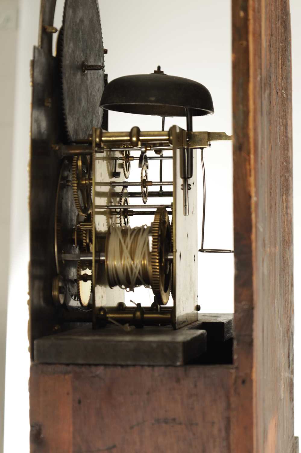 JOHN TAYLOR, MANCHESTER. A GEORGE III FIGURED MAHOGANY LONGCASE CLOCK - Image 5 of 5