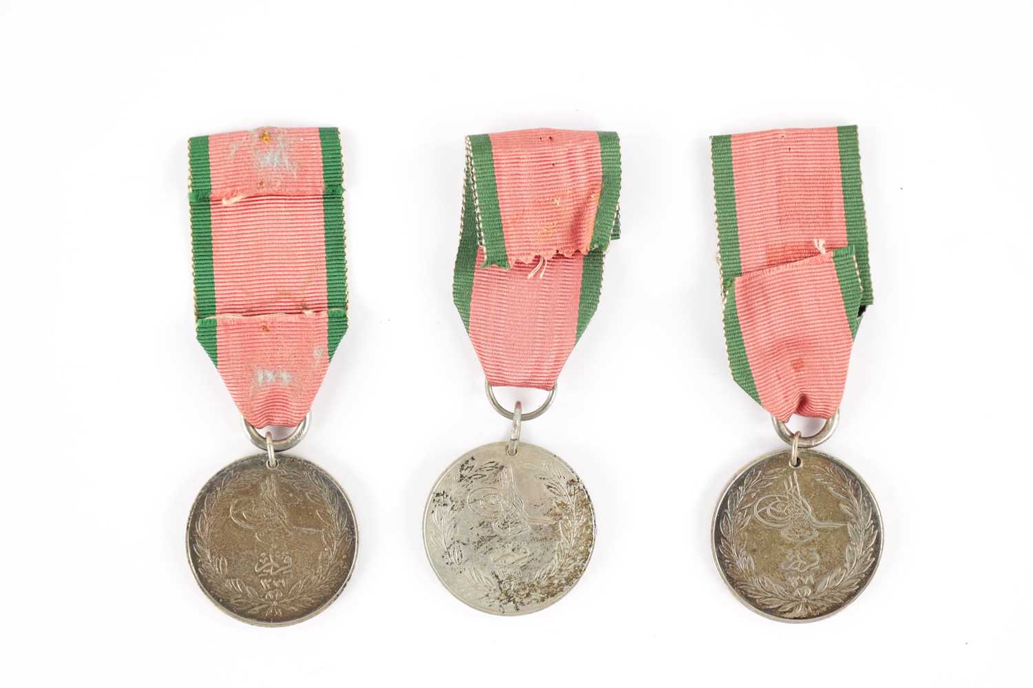 A COLLECTION OF THREE TURKISH CRIMEA MEDALS - Image 5 of 9