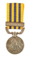 BRITISH SOUTH AFRICAN COMPANY’S MEDAL WITH CLASP
