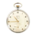 A 1920’S ZENITH ‘REID’ POCKET WATCH