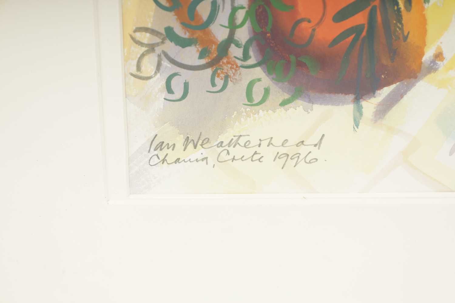 IAN WEATHERHEAD RIBA (BORN 1932), WATERCOLOUR. - Image 3 of 6