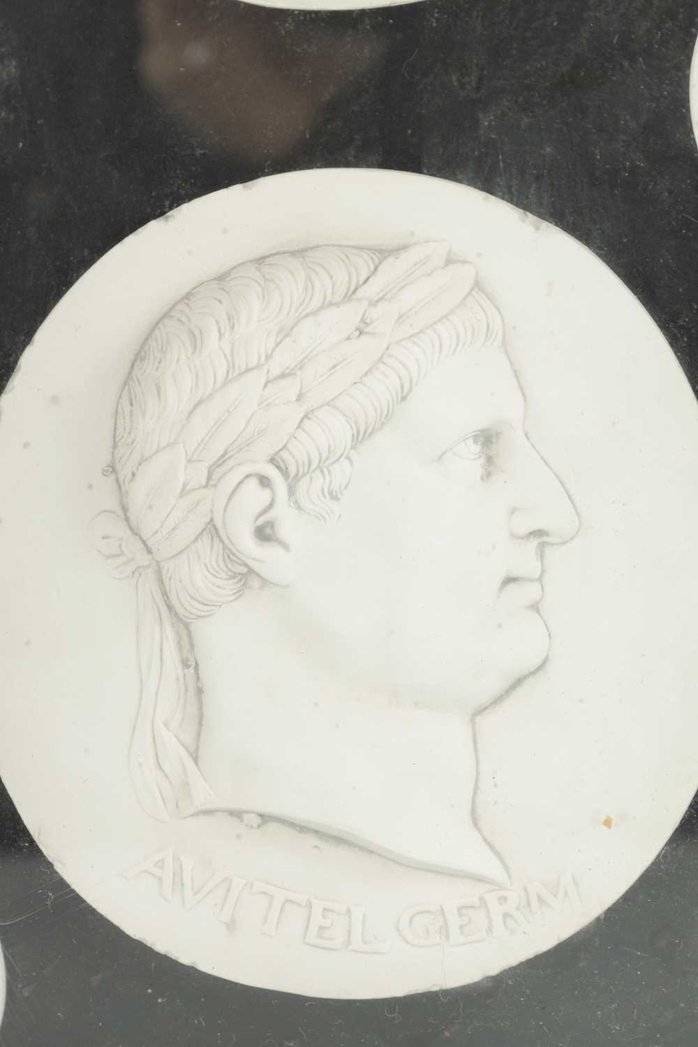 A COLLECTION OF 19TH CENTURY PLASTER BUST PLAQUES - Image 6 of 8