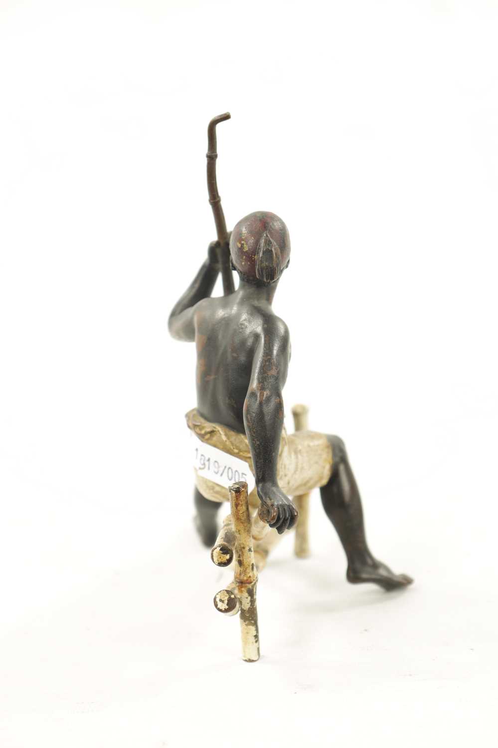 ATT. FRANZE BERGMAN. AN EARLY 20TH CENTURY COLD-PAINTED BRONZE SCULPTURE - Image 2 of 4