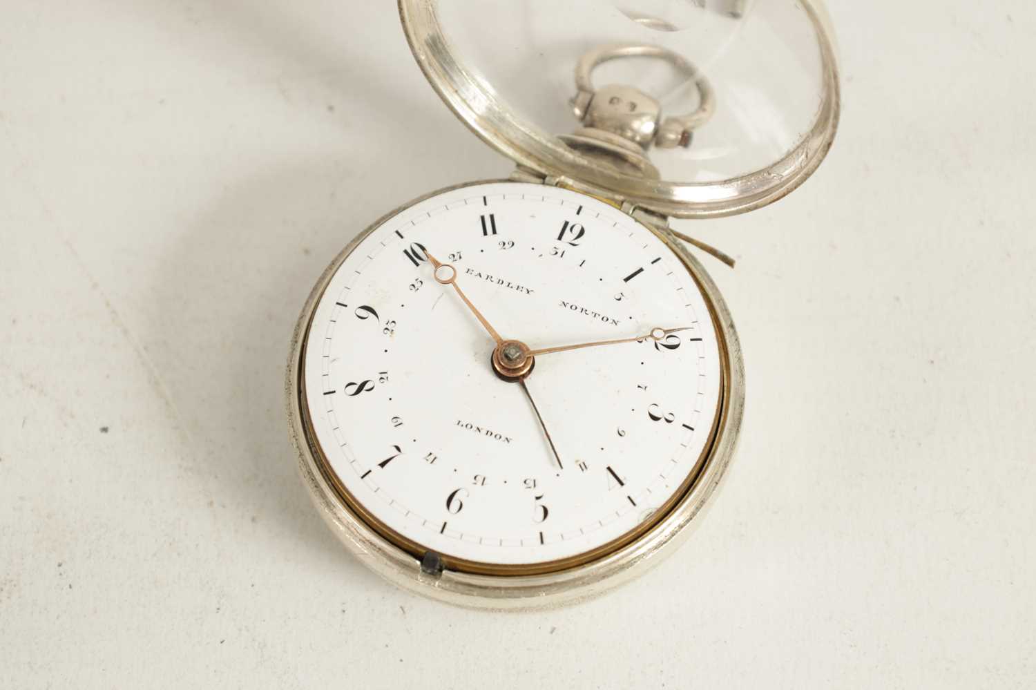 EARDLEY NORTON, LONDON. A GEORGE III SILVER PAIR CASED POCKET WATCH - Image 2 of 15