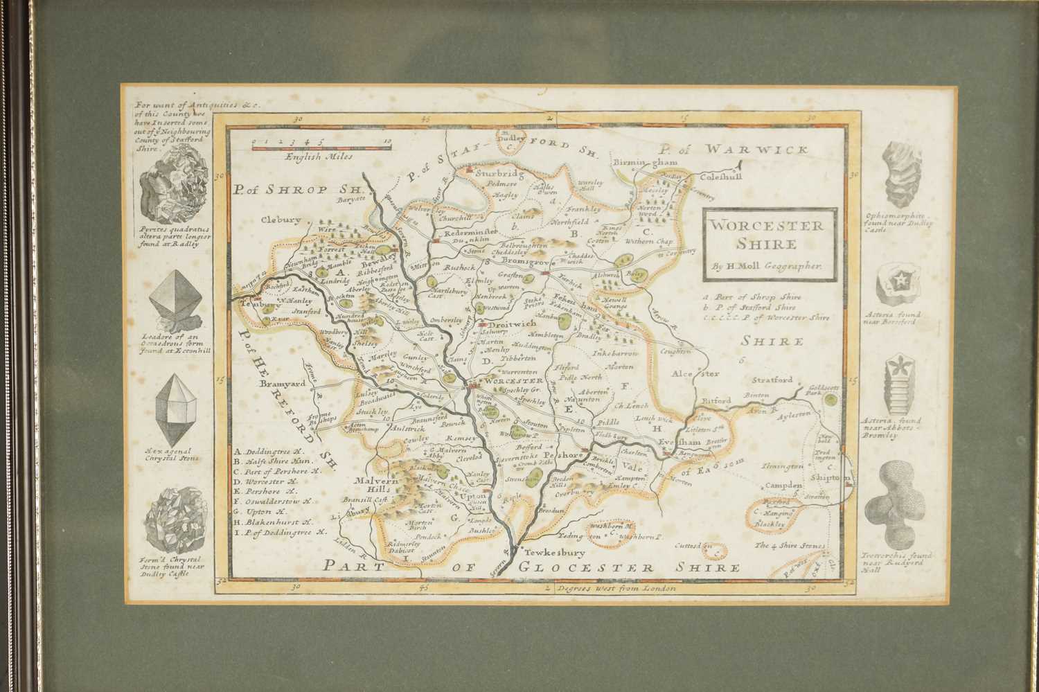 AN ANTIQUE FRAMED MAP OF JAVA - Image 8 of 9