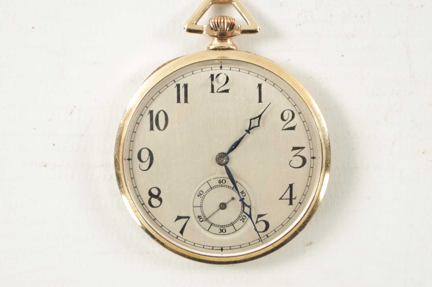 A 1920’S 9CT GOLD VERTEX WATCH CO. OPEN FACED POCKET WATCH - Image 3 of 7