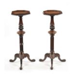 A MATCHED PAIR OF LATE REGENCY ROSEWOOD WINE TABLES IN THE MÄNNER OF GILLOWS