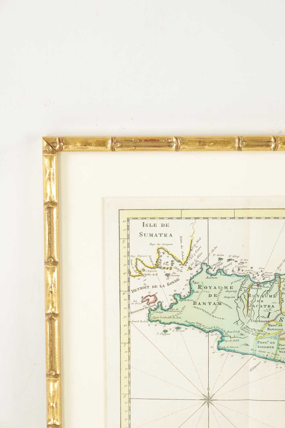 AN ANTIQUE FRAMED MAP OF JAVA - Image 5 of 9