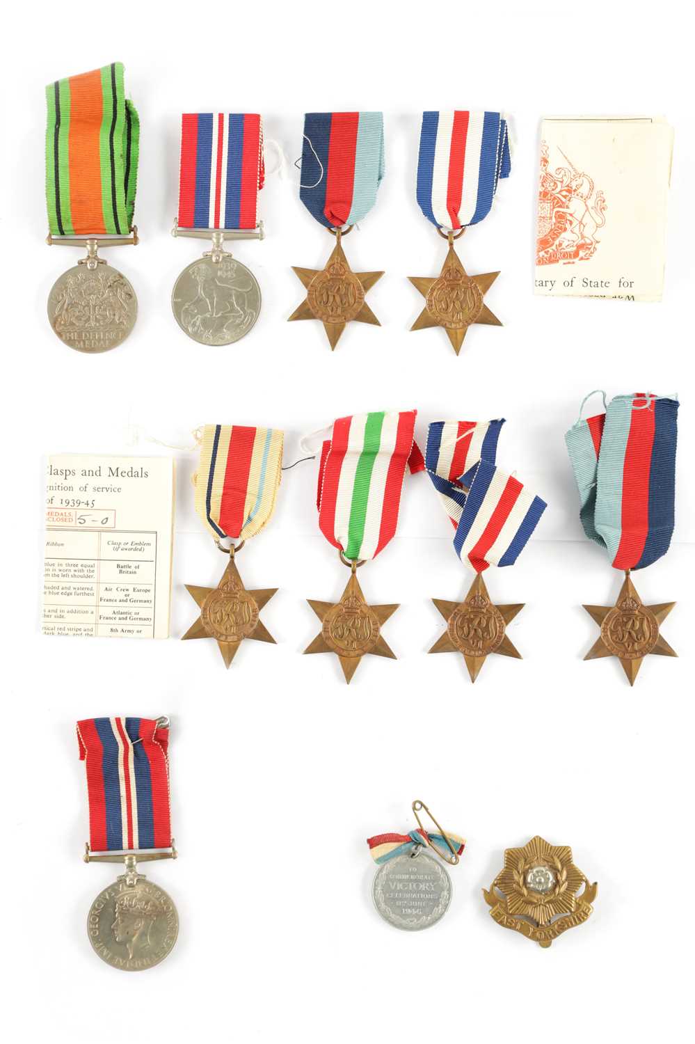 TWO WW2 BOXED MEDAL GROUPS