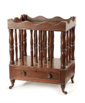 A REGENCY COLONIAL HARDWOOD CANTERBURY