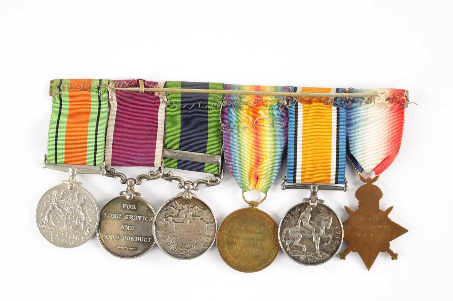 A GROUP OF SIX WW1 MEDALS - Image 4 of 6