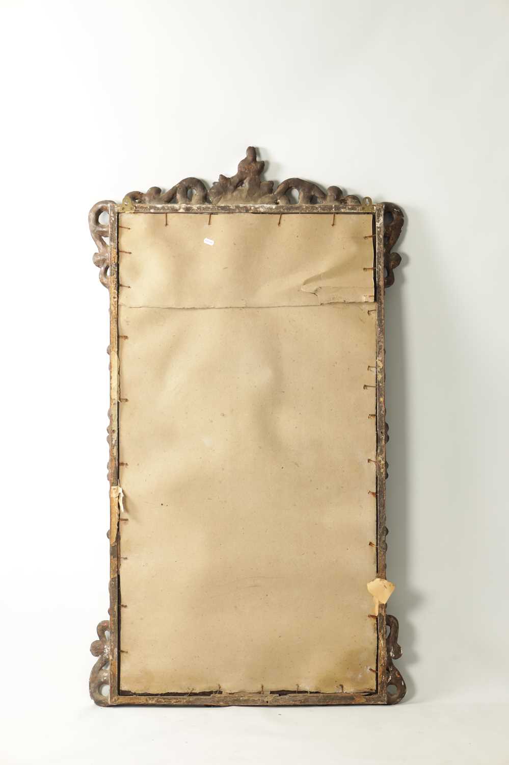 A 19TH CENTURY CARVED GILTWOOD MIRROR - Image 5 of 9