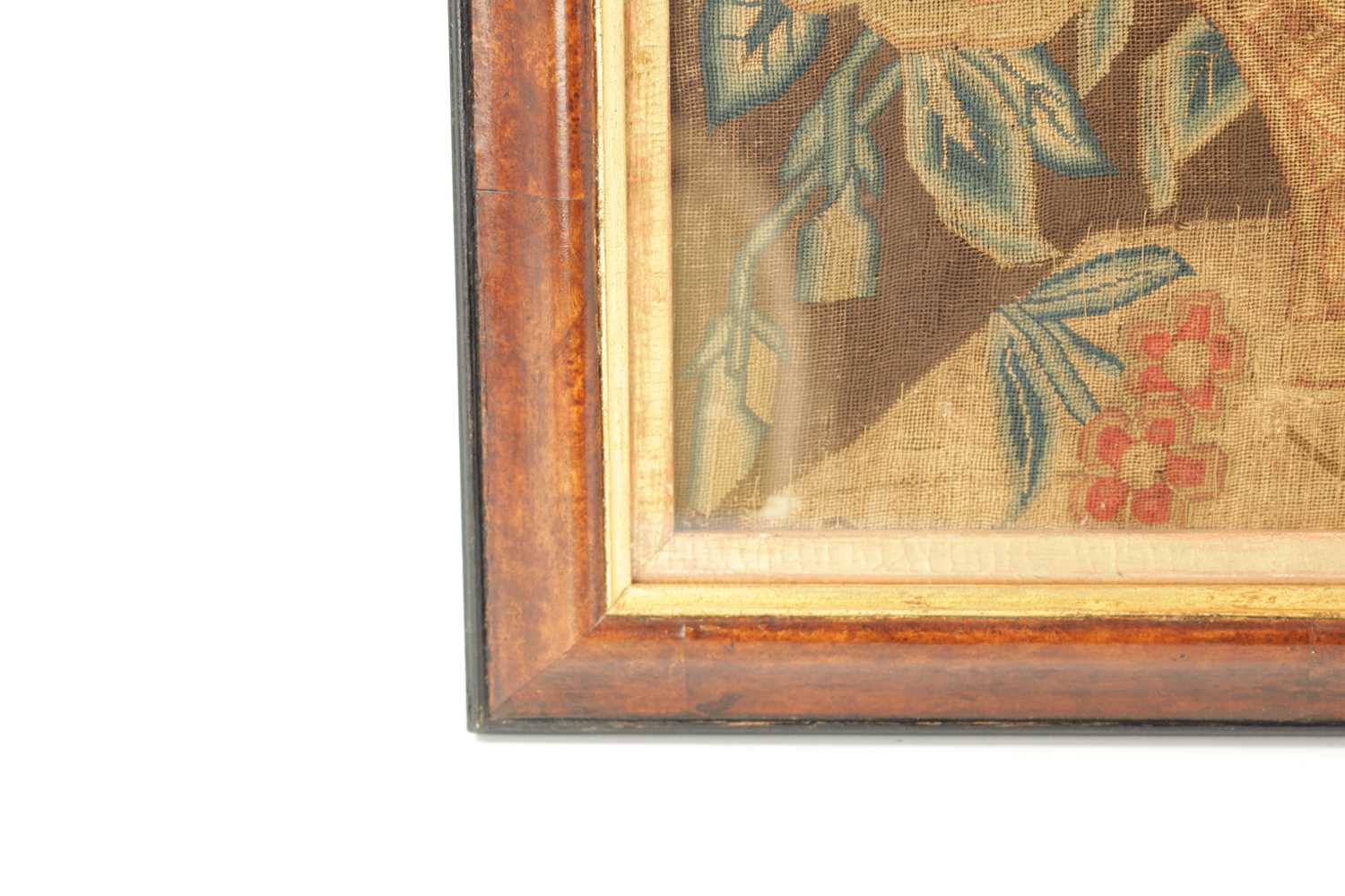 AN 18TH CENTURY FRAMED NEEDLEWORK PICTURE - Image 5 of 14