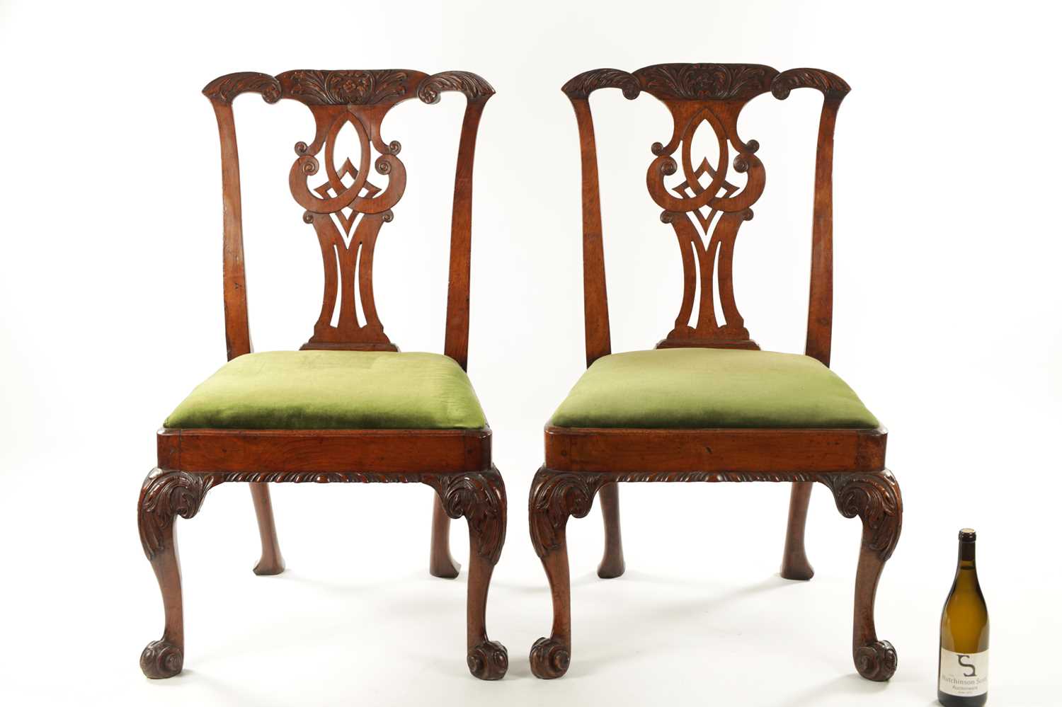 A GOOD PAIR OF MID 18TH CENTURY WALNUT SIDE CHAIRS - Image 2 of 10