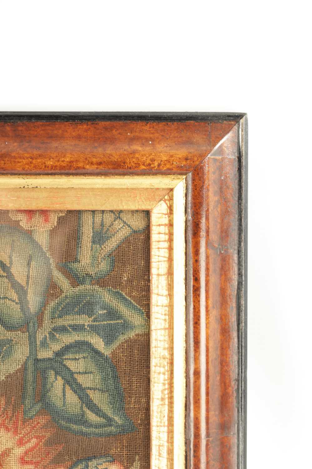 AN 18TH CENTURY FRAMED NEEDLEWORK PICTURE - Image 4 of 14