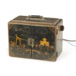 A RARE 1930’S CHINESE CHEST ‘ORIENTAL GARDEN’ EMERSON RADIO