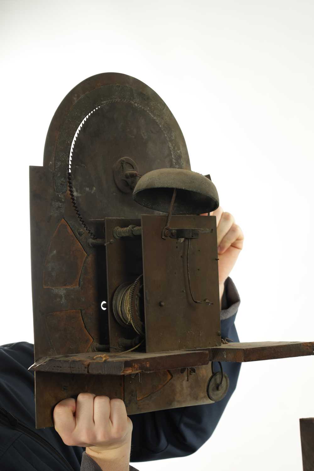 THOMAS BIRCHALL, NANTWICH. A GEORGE III EIGHT DAY LONGCASE CLOCK OF SMALL PROPORTIONS. - Image 5 of 7