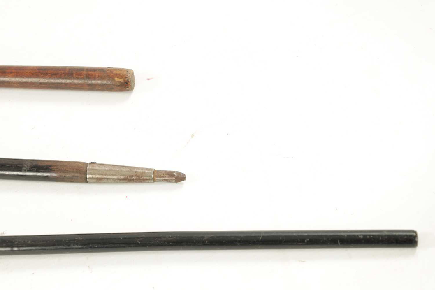 A COLLECTION OF THREE LATE 19TH CENTURY INLAID WALKING STICKS - Image 3 of 4