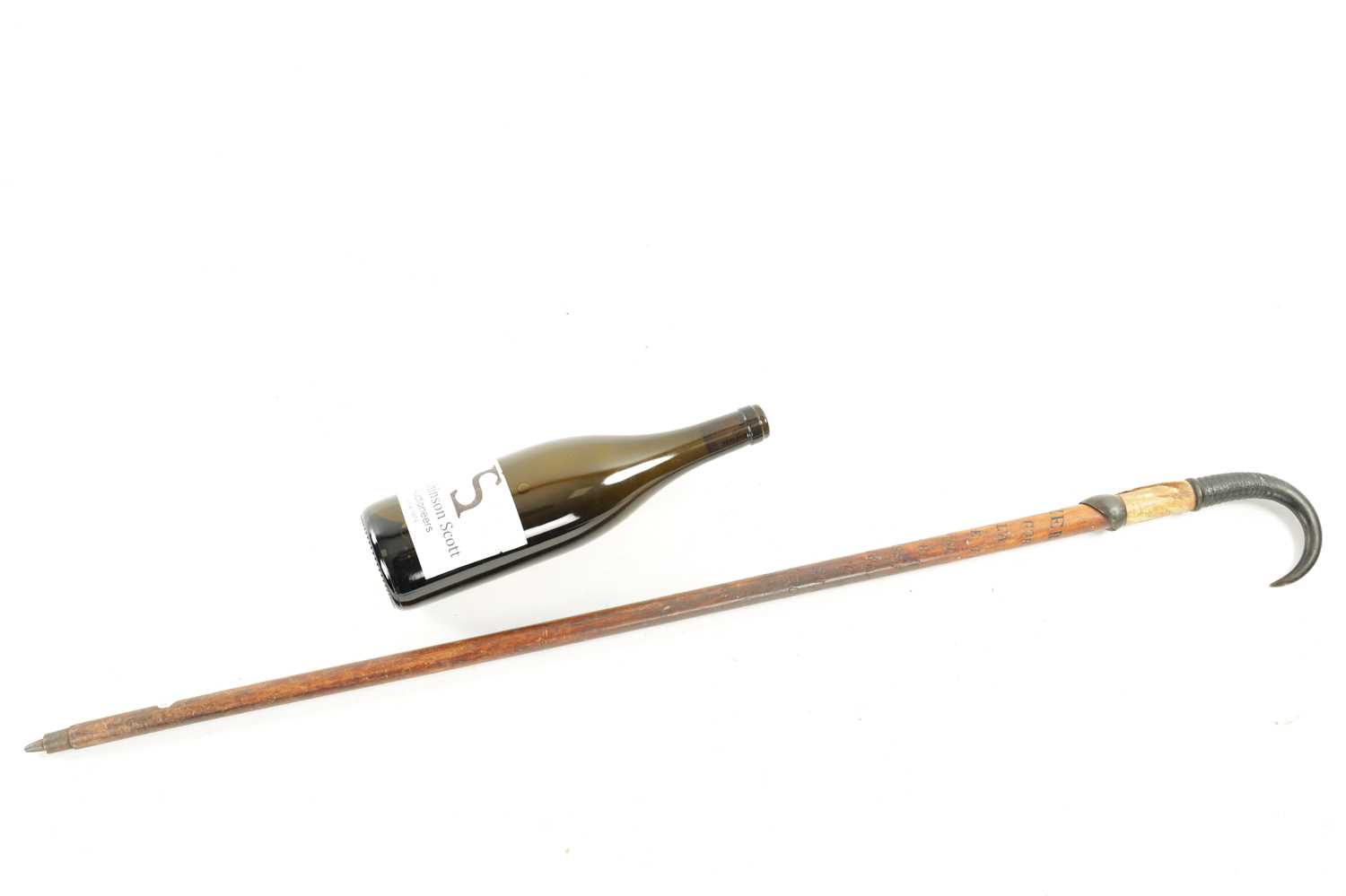 A LATE 19TH CENTURY AUSTRIAN TYROL HIKING WALKING STICK - Image 6 of 6