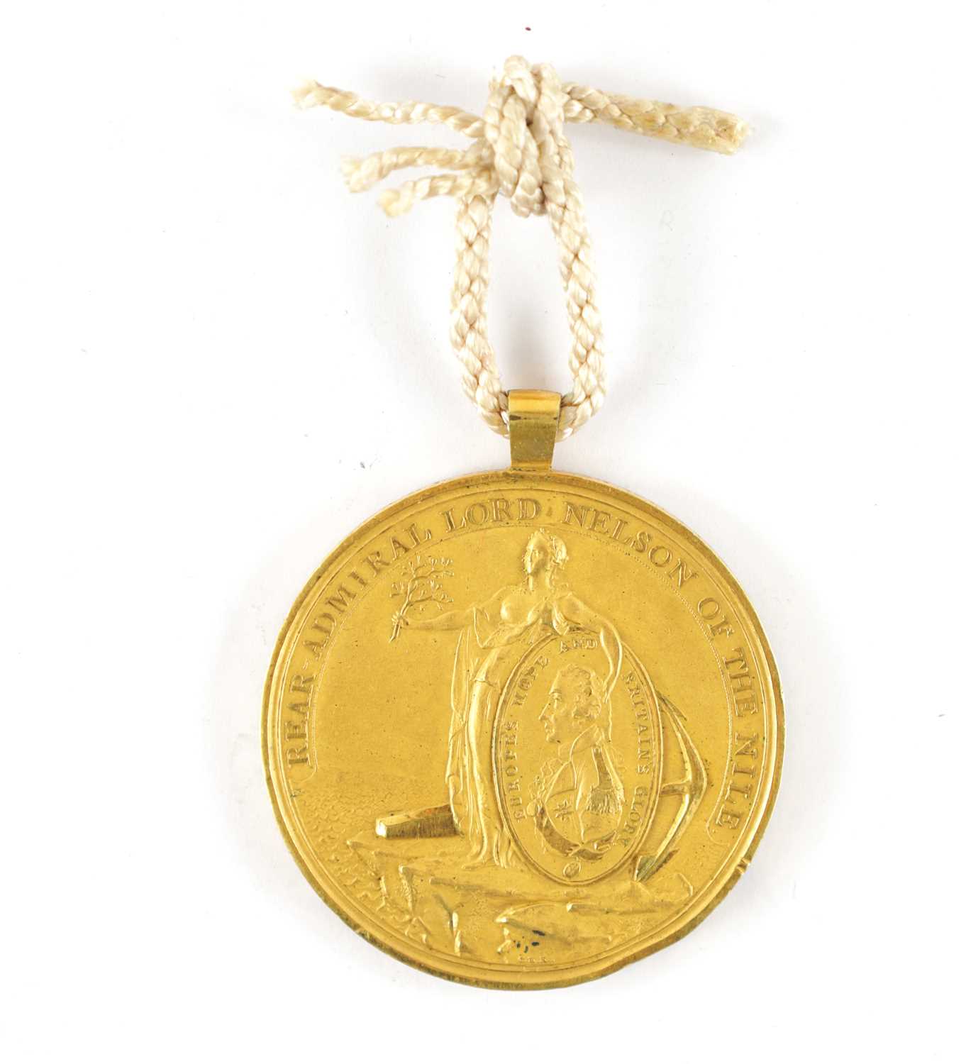 A GILT BRONZE ALEXANDER DAVISON’S MEDAL OF THE NILE 1798