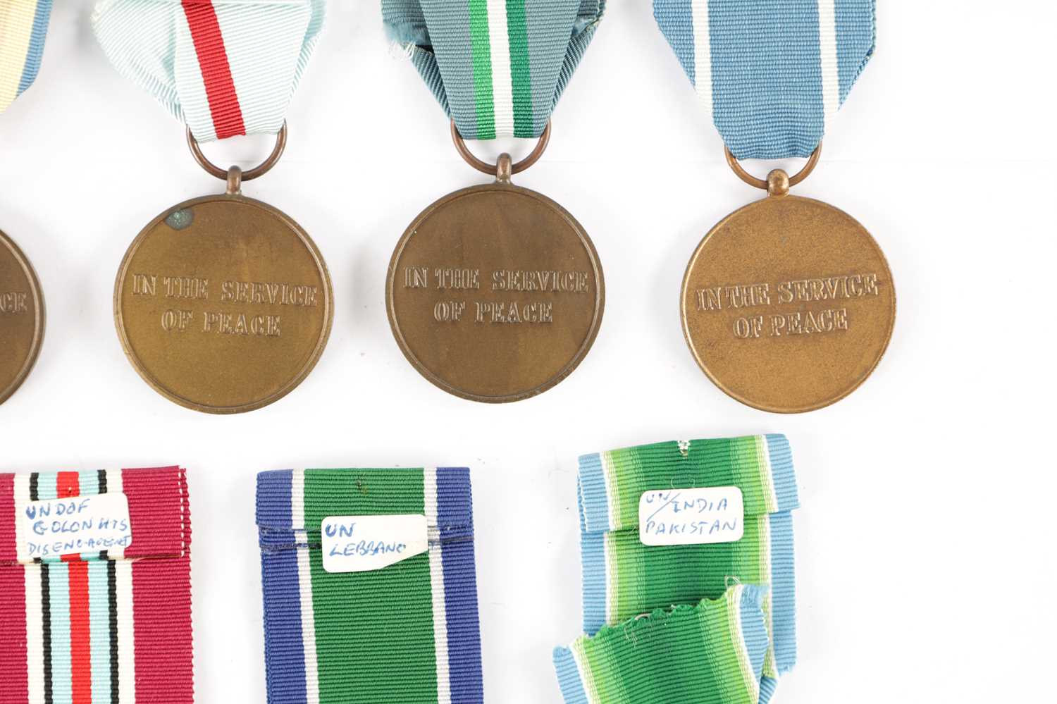 A COLLECTION OF NINE UN SERVICE OF PEACE MEDALS - Image 8 of 10