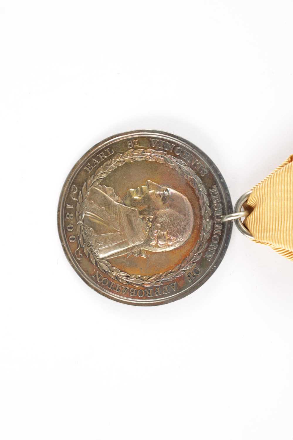 AN EARL ST. VINCENT'S SILVER MEDAL 1800 - Image 3 of 5