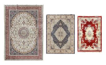 THREE MODERN EASTERN RUGS