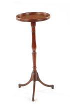 A RARE 18TH CENTURY FRUITWOOD AND BURR WOOD TOP WINE TABLE