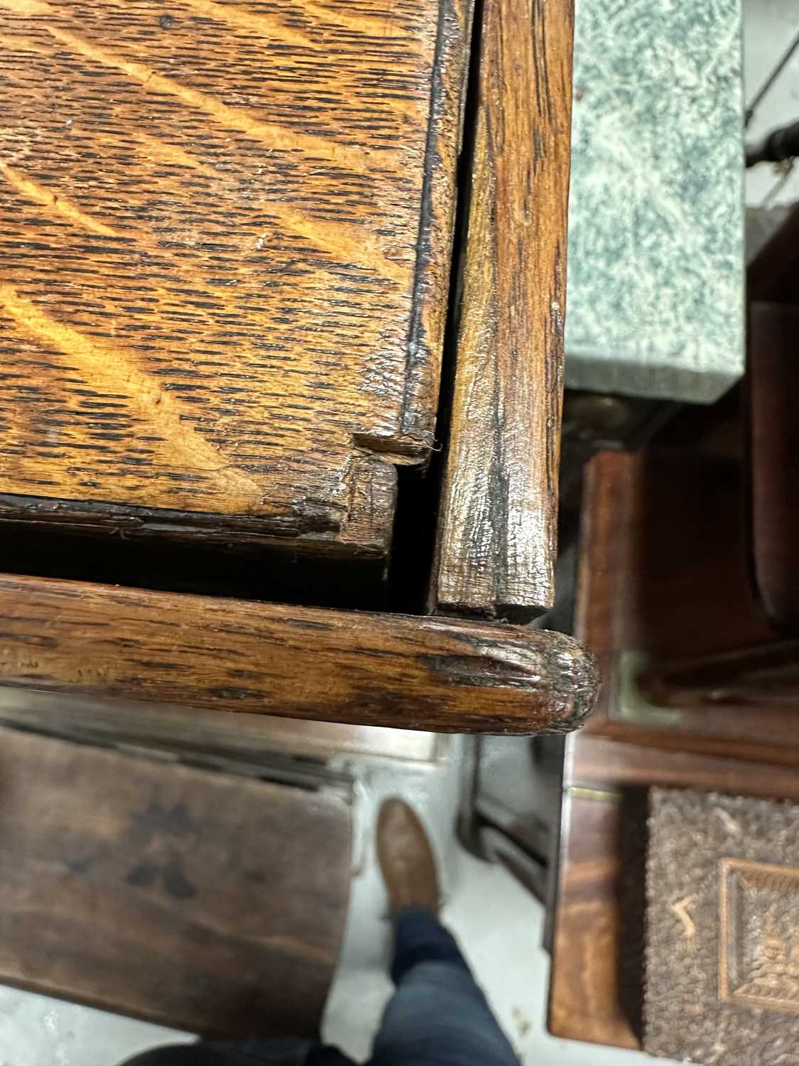 AN 18TH CENTURY WELSH OAK SPOON RACK - Image 9 of 14