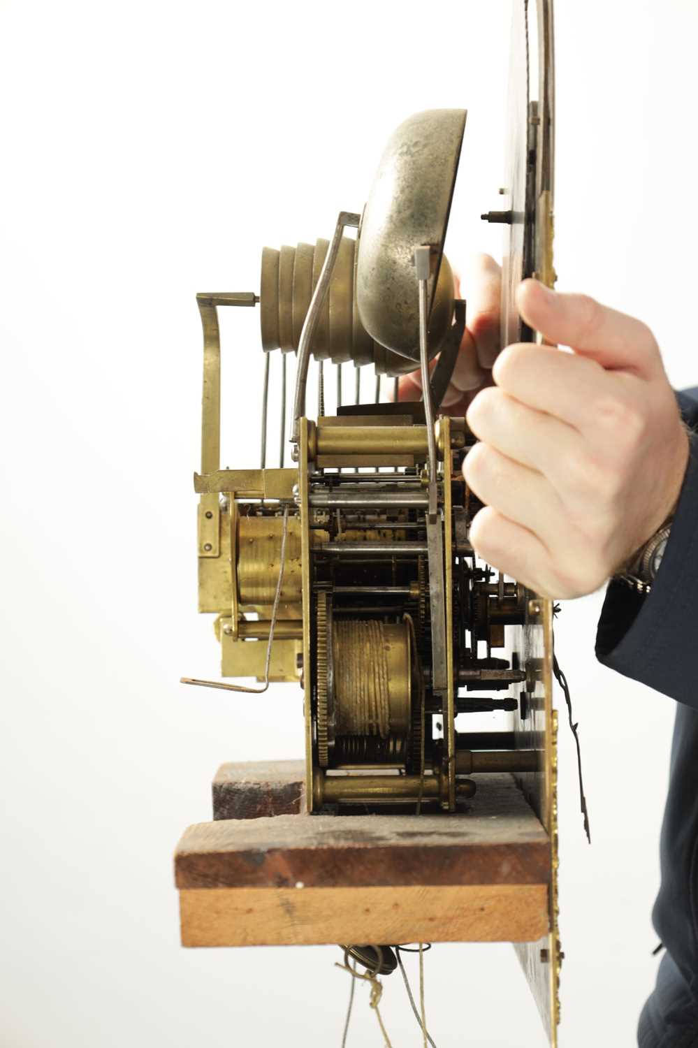 THOMAS LISTER, HALIFAX. A GEORGE III MUSICAL LONGCASE CLOCK - Image 6 of 10