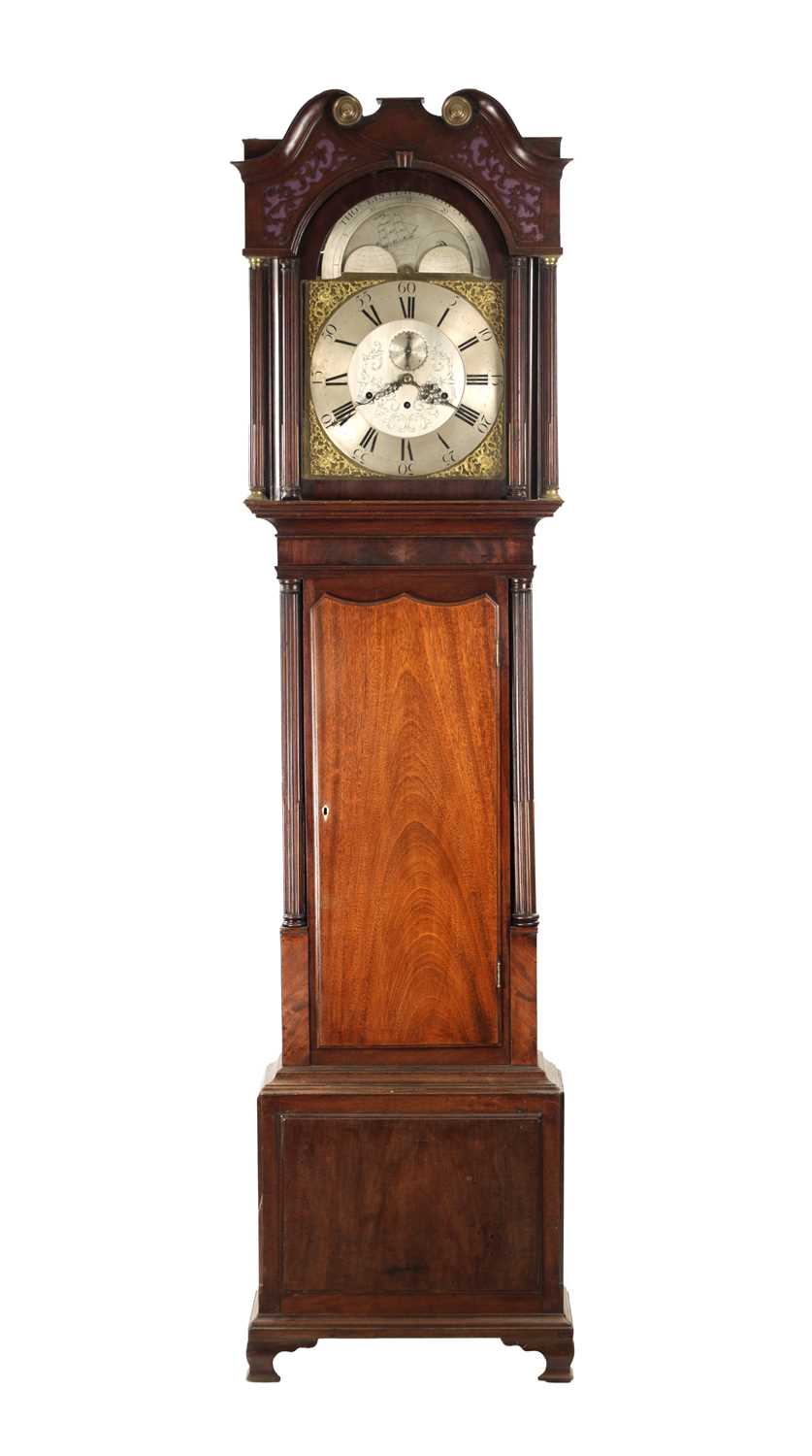 THOMAS LISTER, HALIFAX. A GEORGE III MUSICAL LONGCASE CLOCK