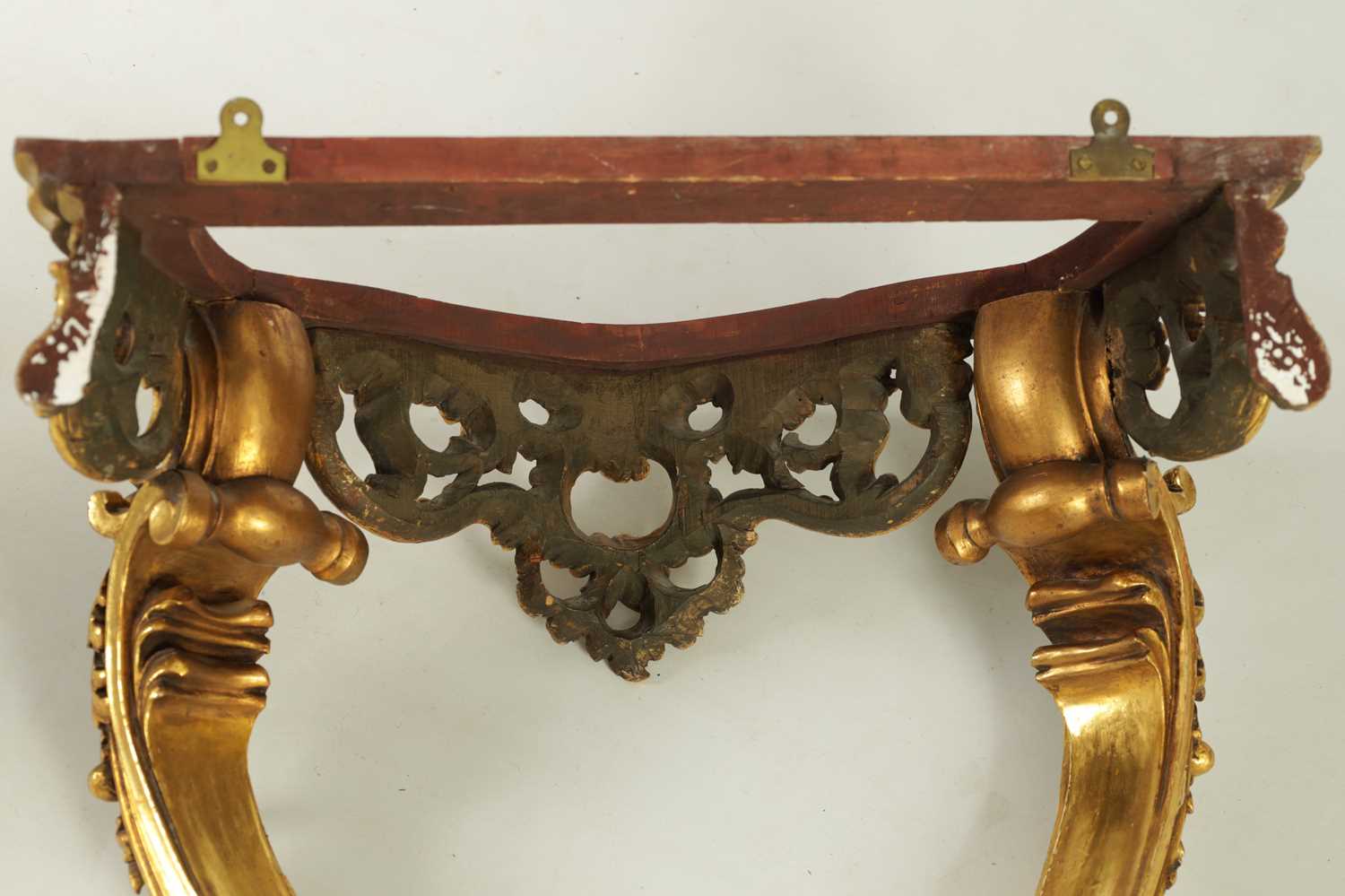 A 19TH CENTURY CARVED GILTWOOD PIER TABLE - Image 6 of 7