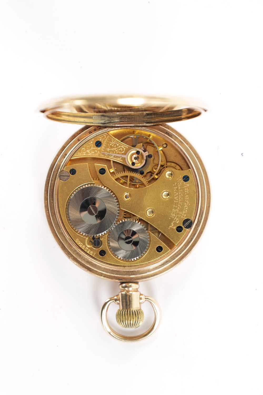 A 1920’S WALTHAM 9CT GOLD FULL HUNTER POCKET WATCH - Image 4 of 7