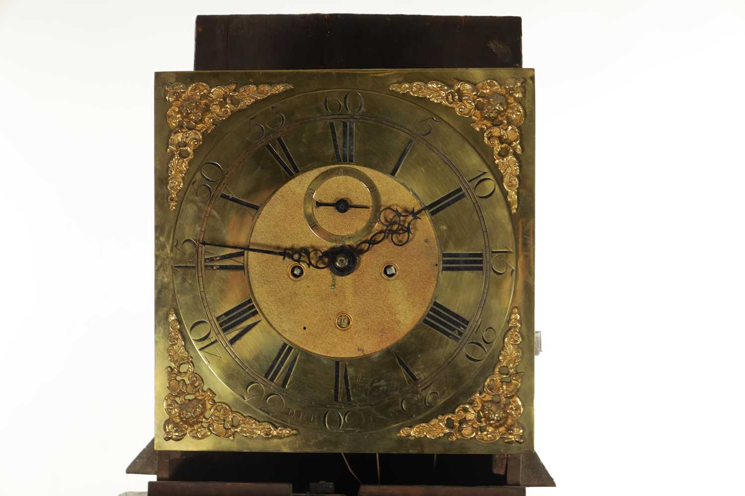 ELIAZER WARREN, DUBLIN. A GEORGE III FIGURED MAHOGANY LONGCASE CLOCK - Image 2 of 10