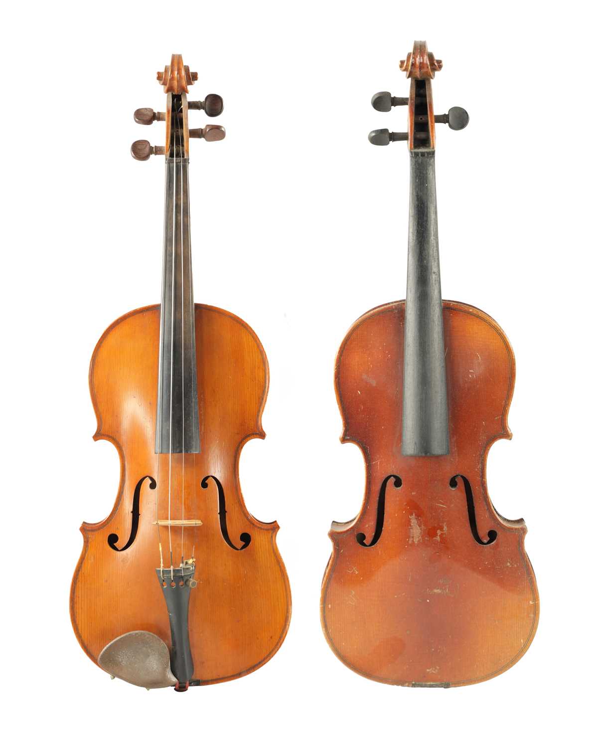 AN OLD FRENCH VIOLIN LABELLED MEDIO FINO