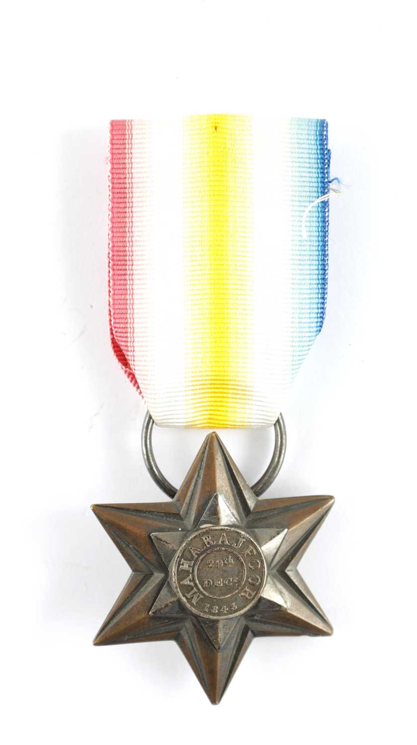 A GWALIOR STAR 1843 MEDAL